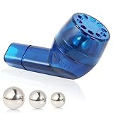 MillSTEPS Atemtrainer & Schleimentfernungsgerät-Ãœbung zur Verbesserung der Lungenkapazität & zur natürlichen Entfernung von Schleim aus den Atemwegen für Sportler Raucher Schwimmer (Blue)