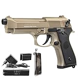 Cyma cm.126/M9/M92 Classic Softair/Airsoft AEP -TAN- inkl. NIMH Akku & Lader  0,5 J.