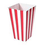 Amazingdeal365 Popcorn-Boxen, Süßigkeitenschachtel, für Hochzeit / Babyparty, 12 Stück rot