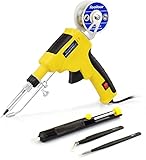 Toolour 60W Lötkolben set mit automatischer Drahtzuführung Für Elektronikreparatur & PCB-Montage, 450°C Präzisionskontrolle, Komplettset inkl. 5 Zubehör