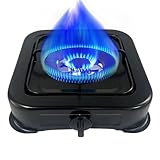 Hitburu Campingkocher - Tragbarer Outdoor-Kocher für Camping - Hocheffizienter Brenner Für Haushalt Garten Fest Picknick - Geeignet Für Campingkocher Barbecue Partykochfeld