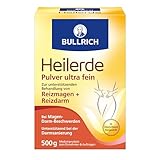 Bullrich Heilerde Pulver ultra fein | Linderung von Magen-Darm-Beschwerden und Unterstützung bei Darmsanierung | Innerliche und äußerliche Anwendung | Vegan | 500 g (1er Pack)
