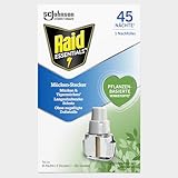 Raid Essentials Mückenstecker 45 Nächte Nachfüller, Elektrischer Insekten-Schutz vor Mücken & Tigermücken, 3er Pack (3 x 32 ml)