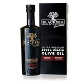 BLACKSEA Premium Olivenöl 500ml Natives Olivenöl Extra | Hochwertiges Olivenöl | Kaltgepresst & Gefiltert | Olive Oil | Reines Vergine Olivenöl aus Arbequina Oliven | höchste Qualität & 100% natürlich