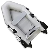 NEMAXX® Professional Schlauchboot [INKL. 2 PADDEL, Tasche + LUFTPUMPE] – Aufblasbares Paddelboot – Gummiboot Angelboot Luftboot – Angel Boot Inflatable Boat – Schlauchboot 2 Personen (Länge: 230cm)