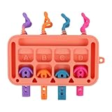 Generisch Aktivitätsbrett,Sensorikbrett Spielzeug | Pädagogisches Steckspiel Aus Silikon Für Krippe Kindergarten Und Kleinkindbeschäftigung