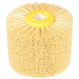 Shineboc Schleifbürsten, 120x100mm Sisalbürste, Polierbürste zum Holzverarbeitung, Grit Bürste Bristle Bürsten für Satiniermaschine Drahtziehrad