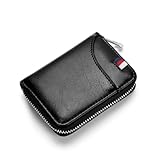 CALLARON 1 Stück Geldbörse mit RFID-Abschirmung für Männer Brieftasche für Kartenhalter kreditkarten Credit Card Wallet Anti-Diebstahl-Bürste Geldbörse RFID abschirmende geldbörse
