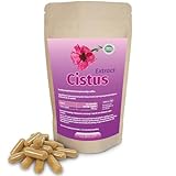 Zistrose Extrakt mit Polyphenolen Cistus incanus Extrakt 360 Kapseln 600 mg pro Kapsel verkapselt ohne Zusatzstoffe Vegan (360 stück (1er Pack))