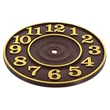 JECOMPRIS Wanduhr kreative Uhr hängen Wandmontierte Kuckucksuhr Pendeluhrersatz Kuckuckuhren für Küchenuhr Kuckuck -Pendeluhr Ersatzteile für Kuckucksuhren Vogeluhr Metall Golden