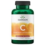 Swanson Buffered Vitamin C (gepuffertes Vitamin C), 500mg, mit Bioflavonoiden, 100 Kapseln, hochdosiert, Laborgeprüft, Sojafrei, Glutenfrei, Ohne Gentechnik