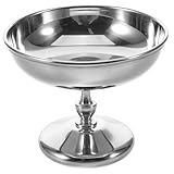 Ipetboom Dessertbecher Vintage Design Fußed Retro Stil Robuster Snack und Eisbecher für Eiscreme Joghurt und Obstsalat Langlebig und Pflegeleicht