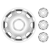 SMK Set 4er Radkappen 13 Zoll - Lachen Sie über Kratzer mit diesen flexiblen, leichten Radkappen 13 Zoll. Einfache Installation, Keine Werkzeuge erforderlich, Schutz vor Verblassen!