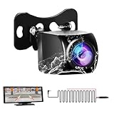 Podofo Rückfahrkamera AHD 1080P Rückfahrkamera + Carplay-Set 15 Meter Rückfahrverlängerungskabel 2,5 mm AVIN-Schnittstelle + 4PIN -Schnittstelle
