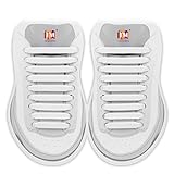 INMAKER Silikon Schnürsenkel Ohne Binden, Elastische Schnürsenkel für Kinder und Erwachsene, Gummi schnürsenkel für Sportschuhe und Laufschuhe
