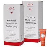 Echinacea Mund- und Rachenspray 2 x 50 ml von Wala I bei Halsschmerzen und Entzündungen im Mund- und Rachenraum I Sparset mit Pharma Perle give-away