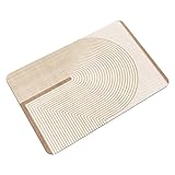 Beimus Weicher Stoffstoff, Badezimmermatte, Duschvorleger, hohe Saugfähigkeit und rutschfeste Bodenmatte