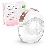 Milchpumpe Elektrisch Tragbar Freihändig - Jheppbay All-in-one Elektrische Milchpumpe, Schmerzfreie, BPA-frei, mit 17/19/21/24mm Flansch, 1 Stück