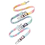 3 x sichere Hundeleinen, langlebig, Nylon, Sicherheitsgurt für Hunde zum Autofahren von Haustieren