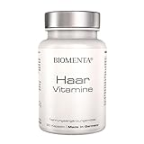 BIOMENTA Haar Vitamine - 60 Kapseln - Hochdosierter Wirkstoffkomplex