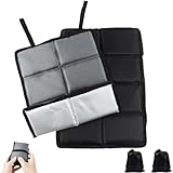 MHwan Sitzkissen Outdoor, 2 Stück Wasserdicht und Thermo Sitzunterlage Outdoor, Warm, Weich und Bequem Sitzkissen Faltbar, mit 2 Aufbewahrungsbeuteln, Maschinenwaschbar