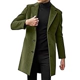 Herren Schlanker Wintermantel Reverskragen Langarm Gepolsterte Lederjacke Vintage Verdicken Mantel Schaffelljacke Herren Mantel Schwarz Find Herren