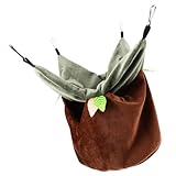 Abaodam Vogelhängematte aus Strapazierfähigem Warmes Papagei Schlafnest Atmungsaktiv und Langlebig Geeignet für Käfigmontage Abnehmbar und Leicht zu Reinigen als Vogelbett und Versteck