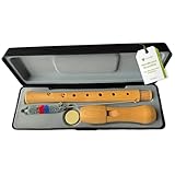 HeroMusics Blockflöte für Kinder aus Holz - Flöte mit Barocker Griffweise - 8-Loch Flöte für Erwachsene - Sopranblockflöte aus Premium Ahornholz - Blockflötenset mit Reinigungsset & Etui