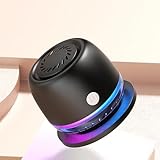 Cuifati Magnetischer Bluetooth-Lautsprecher, IPX6 Wasserdichter Tragbarer Stereo-Sound-Lautsprecher mit RGB-Licht, für Zuhause, Draußen, Pool, Geburtstagsgeschenk