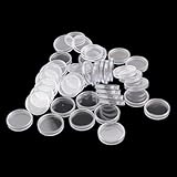 Klar für Münzkapseln, 100 Stück, 28 mm, für organisierte Münzsammlung