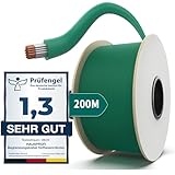 200M Universal Begrenzungskabel für Mähroboter, HAUSPROFI Begrenzungskabel für Rasenmäher - Begrenzungsdraht Suchkabel Leitkabel aus verzinntem Kupfer - Rasenroboter Zubehör - Ø2,7mm (200M)