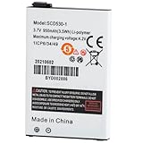 CHUNCAIL Akku kompatibel für Philips Avent SCD530, SCD535, SCD535/00, SCD536, SCD540 Babyphone-Lautsprecher (950 mAh, 3.7 V, Li-Ion)