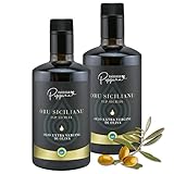 NONNA PIPPINA Natives Olivenöl Extra 'Oru Sicilianu' IGP Sicilia, 2 x 0,5L Flasche, ERNTE 2024/2025