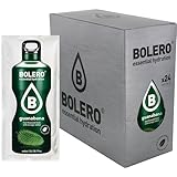 Bolero GUANABANA 24x3g | Saftpulver ohne Zucker, gesüßt mit Stevia + Vitamin C | geeignet für Kinder, Sportler und Diabetiker | glutenfrei und für Veganer geeignet | Guanabana geschmack