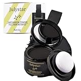 Lomdung Ansatzpuder, Langanhaltend Haaransatz Puder Mit Spiegel Schwamm, Wasserdicht Haarpuder Für Frauen Und Männer, Ansatzpuder,Sofortige Haarlinie Pulver,Soforteffekt Haar Concealer Zur