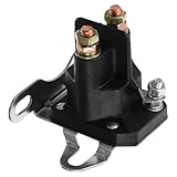 Healeved Anlasserrelais Magnetventil für Rasenmäher Professionelles Ersatzrelais aus Sicherem Material Robustes Magnetstarter Zubehör für Motorstart und Fahrzeugnachrüstung