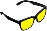 PEARL Nachtsichtbrille: Kontrastverstärkende Nachtsicht-Brille Night Vision im Retro-Look (Nachtsichtbrille Auto, Autofahrerbrille, Schutzbrille)