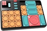Super Slide Puzzle Denkspiel, Magnetisches Gleitschieber Gehirntrainer-Puzzle mit über 500 Levels, Handheld Elektronische Spiele, Logiktraining Klotski Reise-Spielzeug für Kinder und Erwachsene