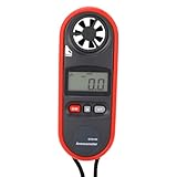 Digitales Anemometer-Handgerät, Draussen Kabelloser Windgeschwindigkeitsmesser HVAC Digitales Handanemometer Temperatur-Feuchtigkeitsmesser für Drachenfliegen und Surfen