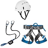 Salewa Klettersteigset Premium Attac Gurt Ferrata Lite Helm Toxo by