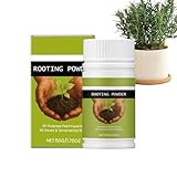Bewurzelungspulver für Stecklinge - Schnelle Absorption 50g,Düngerpulver für Zimmerpflanzen,Gemüse Orchideen Sukkulenten Zitruspflanzen Hortensien Obstbäume Efeututen