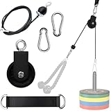 Cable Pulley Silent Nylon Home Gym Kabelzug Fitness Kabel Latzug Gym Unterarmtrainer Arm Krafttraining Kabelzug Latzugturm Riemenscheibensystem