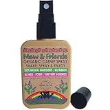 Mew & Friends Bio Katzenminze Spray – 100 % natürlich, hergestellt in Großbritannien – Spielzeug & Beruhigung für Katzen – Nachhaltige Katzenminze