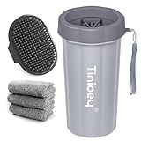 Tinioey® Pfotenreiniger für Große Hunde | Hundepfoten Reiniger | Inkl.3 Hundehandtücher | Hunde Pfotenreiniger | Hundezubehör | Größe L