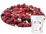 TALI Bunter Beeren Mix 300 g - Gefriergetrocknete Ananas, Erdbeeren, Himbeeren, Schwarze Johannisbeeren