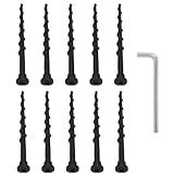 10 Stück Erdschrauben Rasenmäher Ladestation Schraube, 14CM Heringe Erdnägel für Mähroboter Garage Bodennägel Kompatibel mit Automatischen Rasenmähern 105 305 308 usw, Zubehör für Rasenmäher