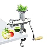 Manuelle Weizengraspresse Edelstahl Weizengras Entsafter Beerenpresse Saftpresse für Obst und Gemüsepresse