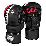 Phantom MMA Handschuhe Fight Squad | Profi Gloves für Sparring, Fight, Boxen, Freefight (S/M - Schwarz)