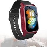 X&Z-XAOY Smartwatch Für Seniorenalarm Mit SOS-Notfalltaste Sturzalarm-Erkennung & GPS-Tracking-Uhr Wasserdichter Sprachanruf Für Ältere Patienten Und Senioren Zu Hause(Red)