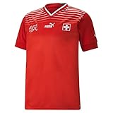 PUMA Herren Season 2022/23 Resmi Ev T Shirt, Puma Red-puma White, L EU